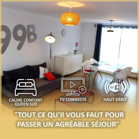 Le 99B Modern Apartment Queen Size Bed Connected Tv Hallennes-lez-Haubourdin Екстериор снимка